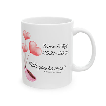 Custom Pink Coffee Mug