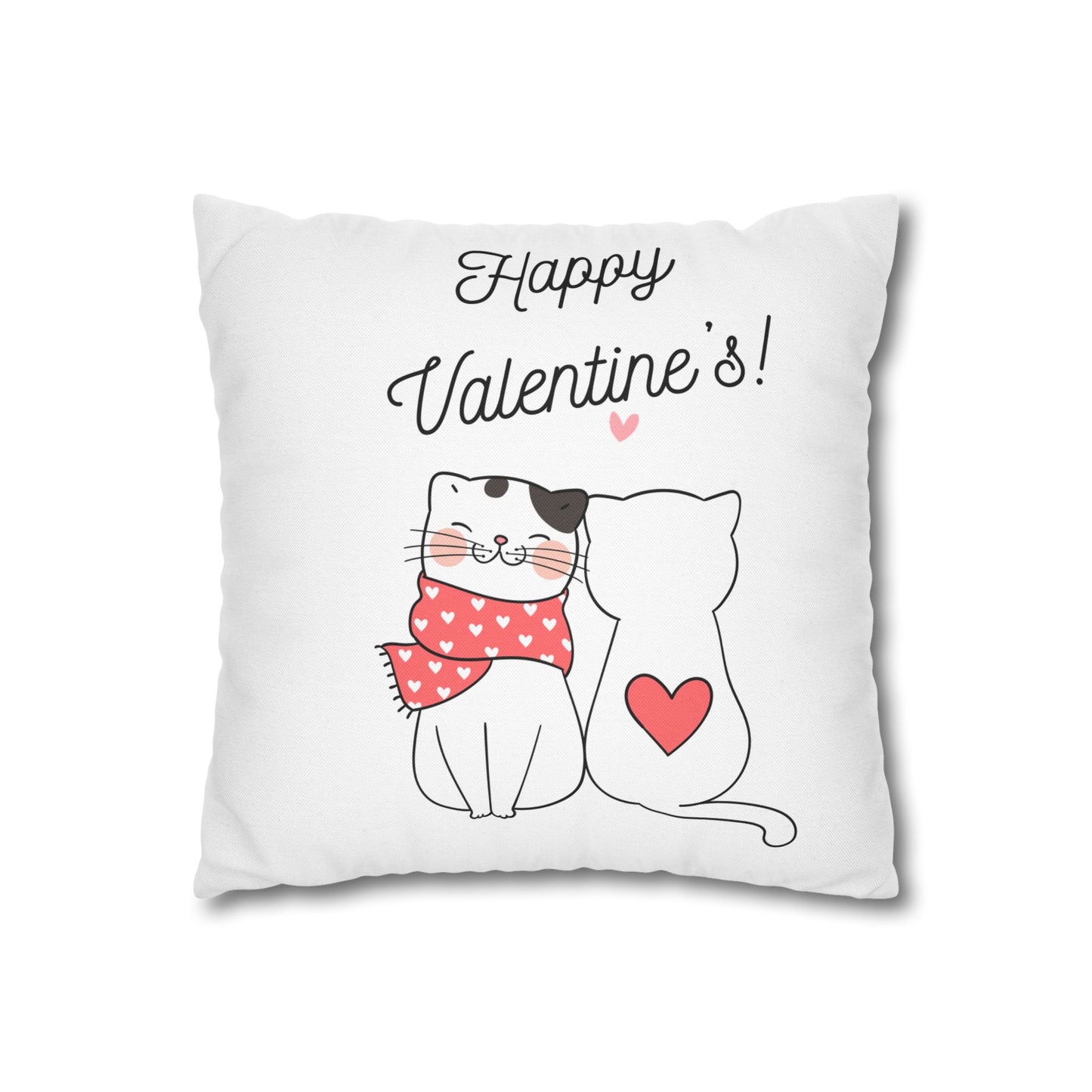 Happy Valentine's Square Pillowcase