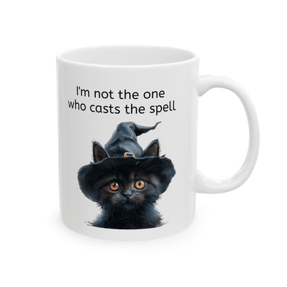 Black Cat Mug Witchy Vibe for Cat Lovers