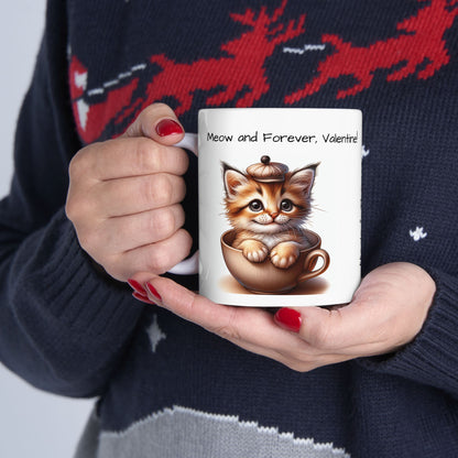 Custom Cat in a Cup Valentine