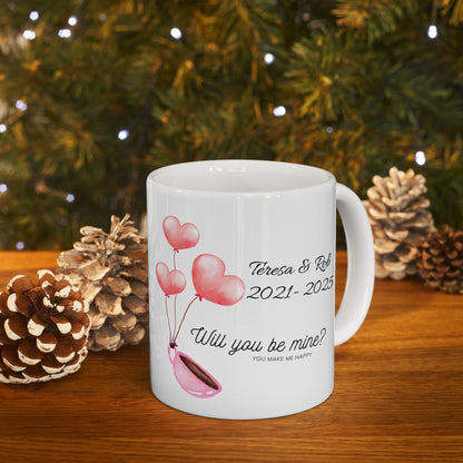 Custom Pink Coffee Mug