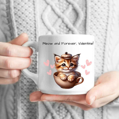 Cat in a Cup Valentine