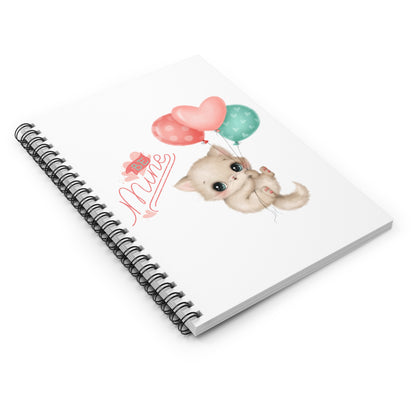 Be Mine Notebook Romantic Journal Valentine Gift Cat Lovers