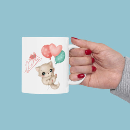 valentine mug be mind kitten